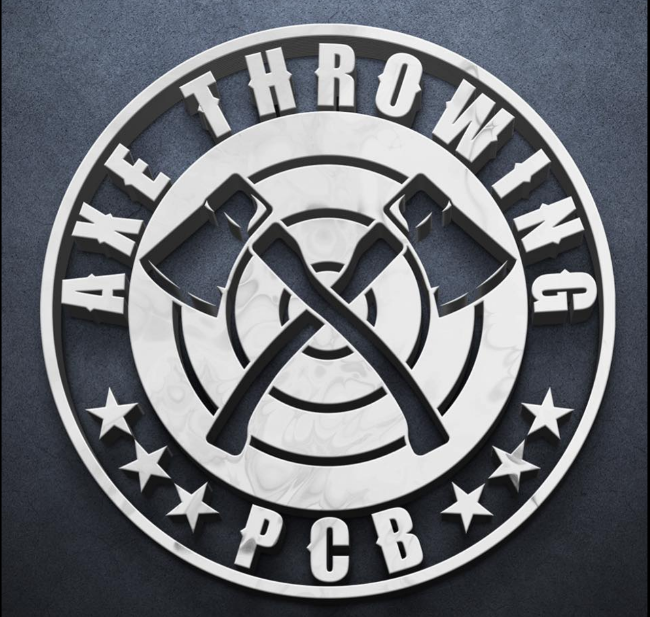 Axe Throwing PCB logo