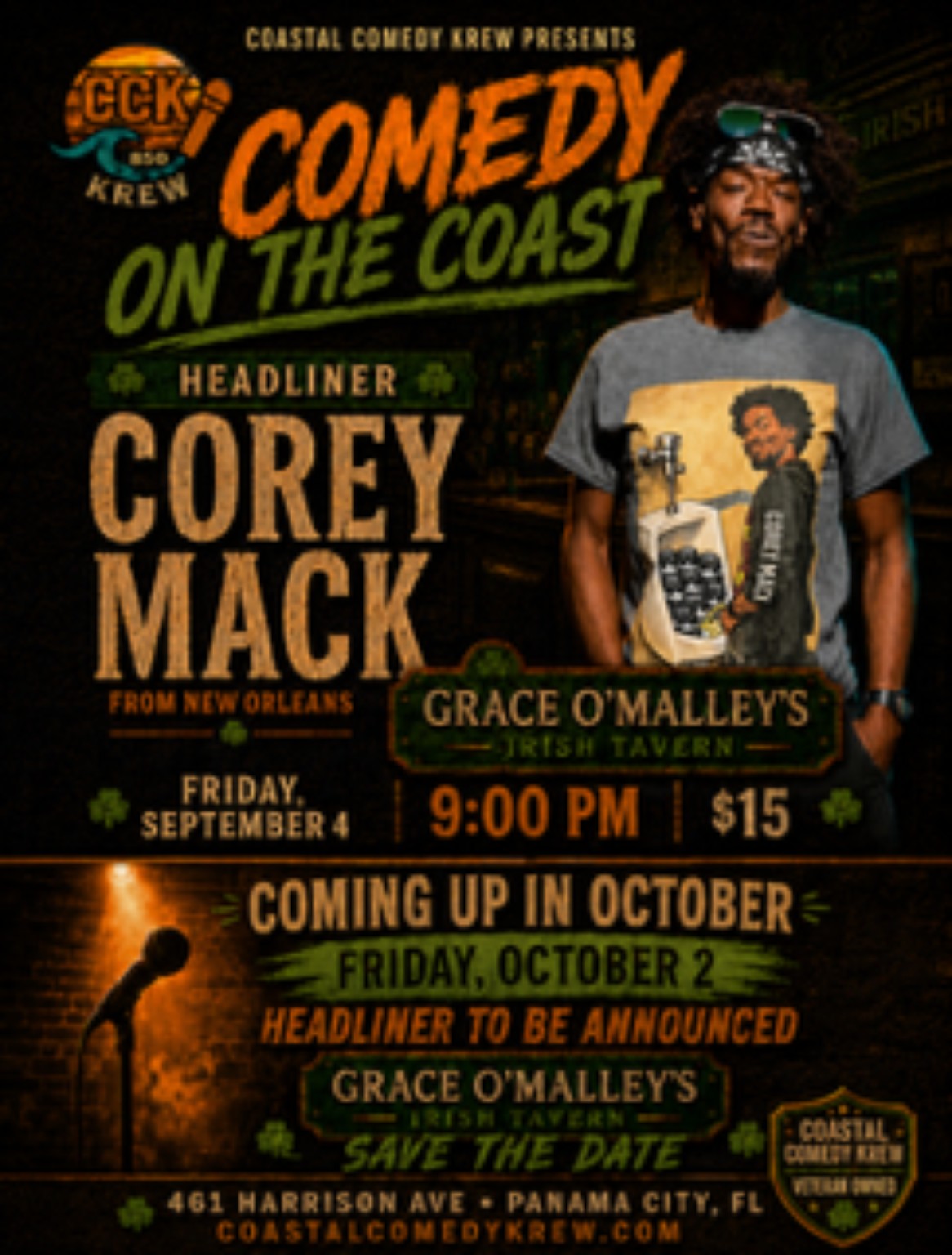 Comedy on the Coast: Corey Mack event image
